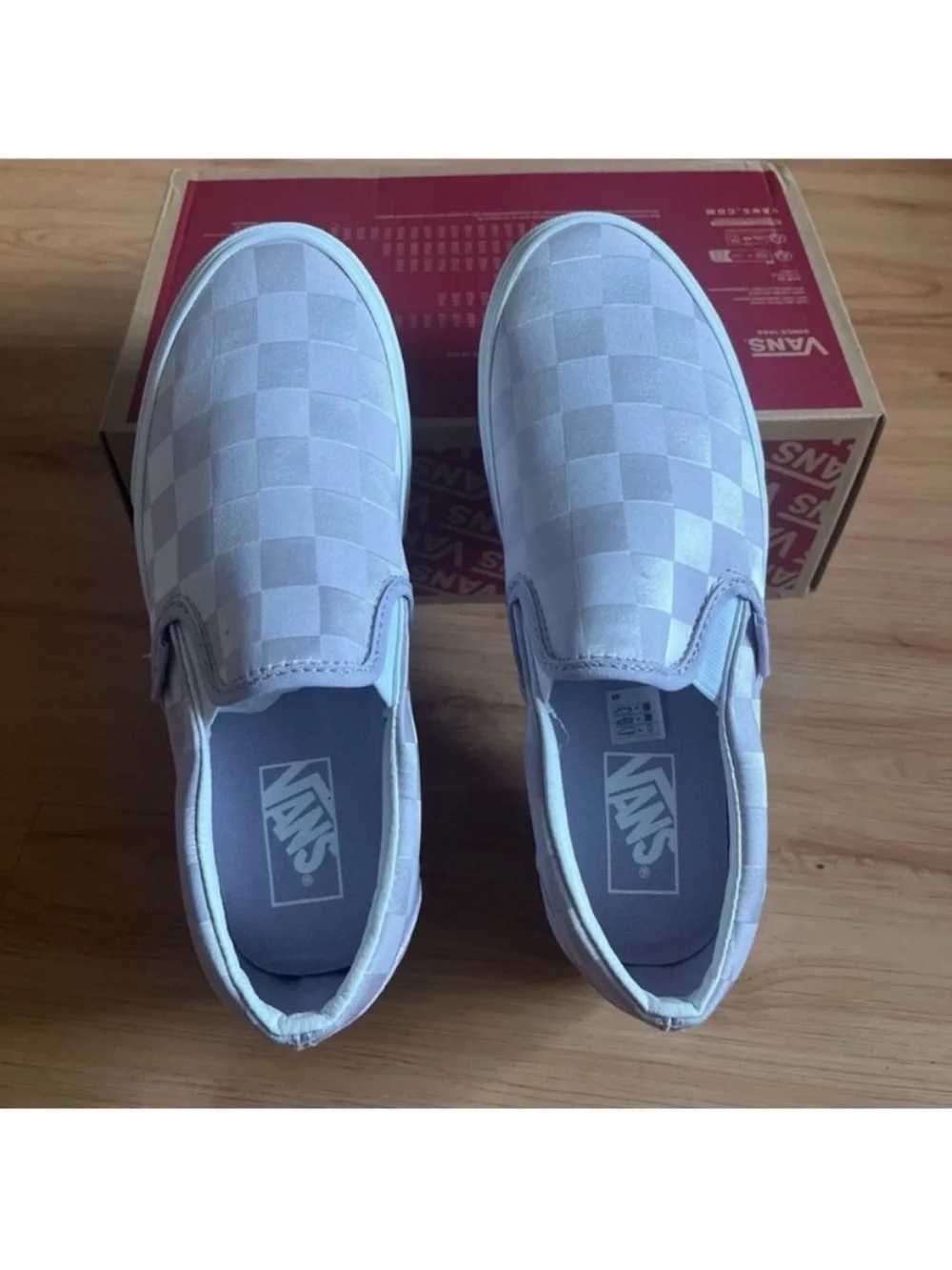 Vans Classic Slip-On Stackform Checkerboard Shoe Women 9.5 US